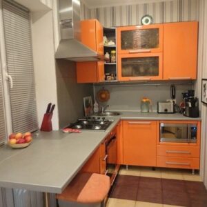 Кухня из дерева УТРО угловая