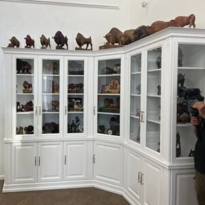 ШКАФ-ВИТРИНА угловой 6-ти секционный