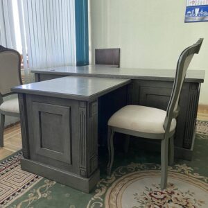 СТОЛ для секретаря с брифингом и тумбой приставной